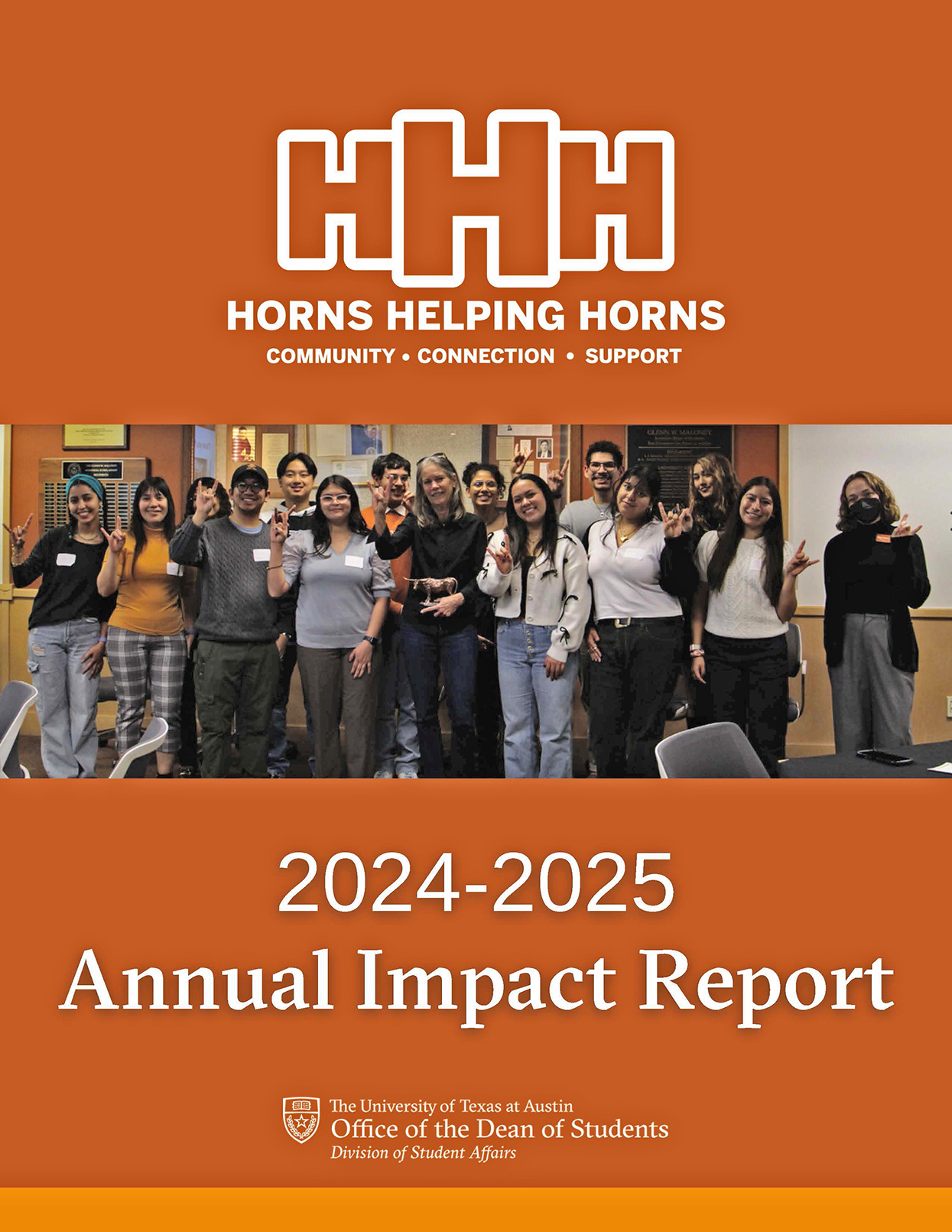 photo of 2024-2025 Annual Impact Report cover page