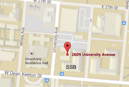 Map of 2609 University Avenue Building